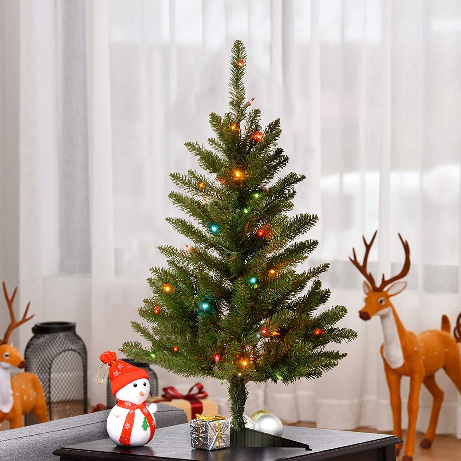 National Tree Company 3 Foot Artificial Kingswood Fir Christmas Tree (Open Box)