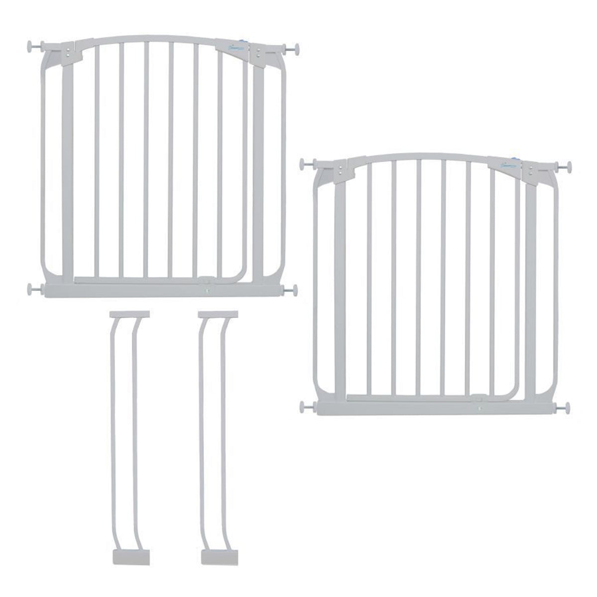 Dreambaby L786W Chelsea 28 to 39 Inch Auto-Close Baby Gate w/ Extensions, White - VMInnovations