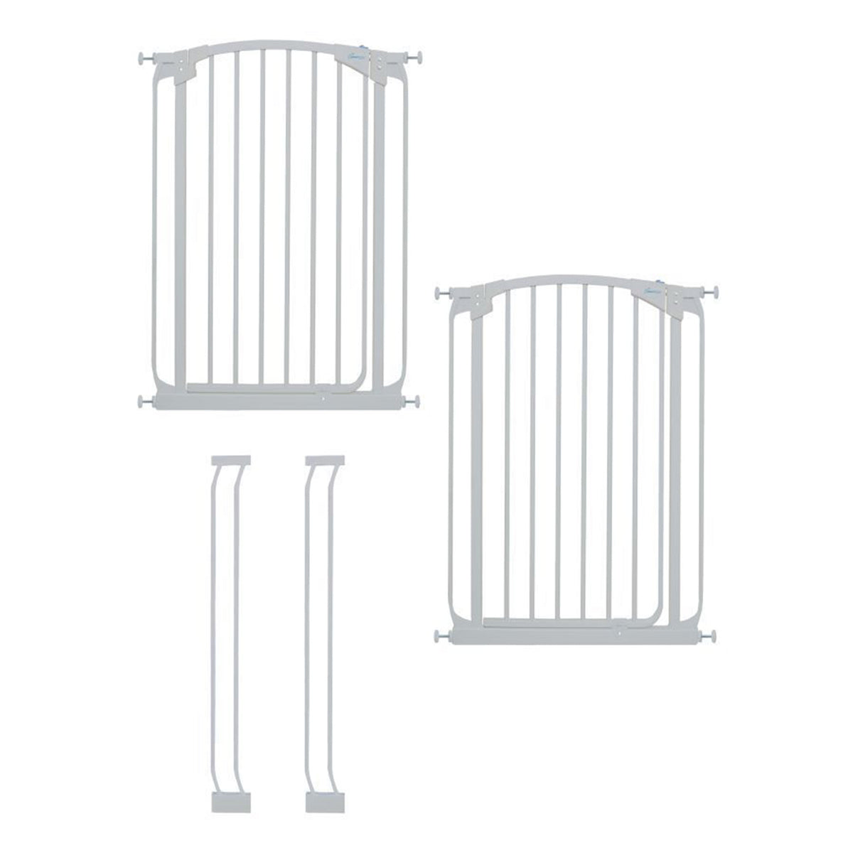 Dreambaby L788W Chelsea 28 to 39 Inch Auto-Close Baby Gate w/ Extensions, White - VMInnovations
