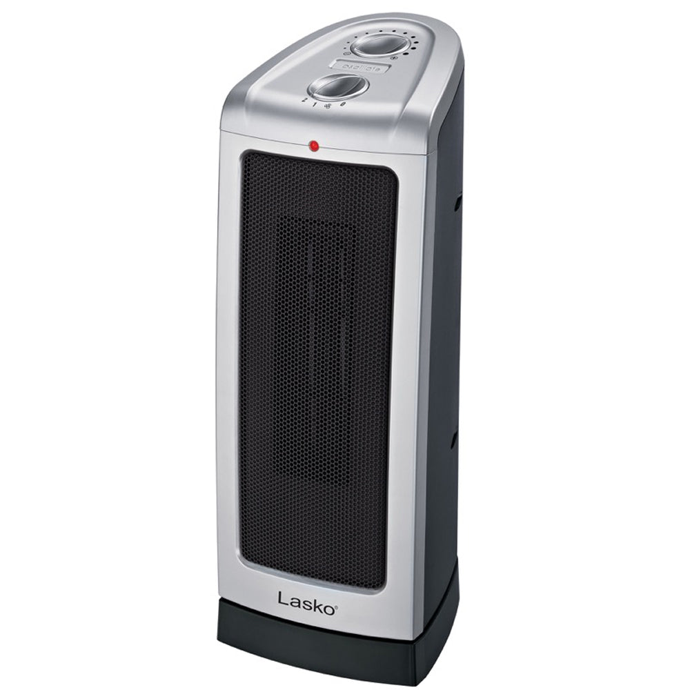 Lasko 5307 Portable 1500W Room Oscillating Ceramic Tower Space Heater (3 Pack)