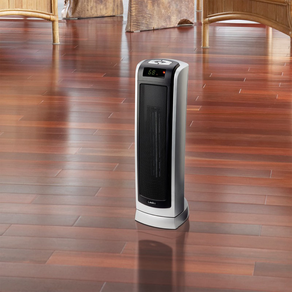 Lasko 5521 Portable Electric 1500W Room Oscillating Ceramic Tower Space Heater - VMInnovations