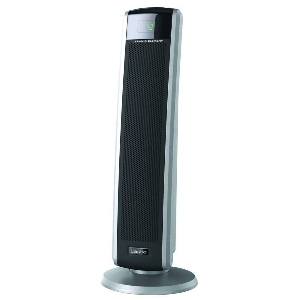 Lasko 5586 Portable 1500W Room Oscillating Ceramic Tower Space Heater (2 Pack)