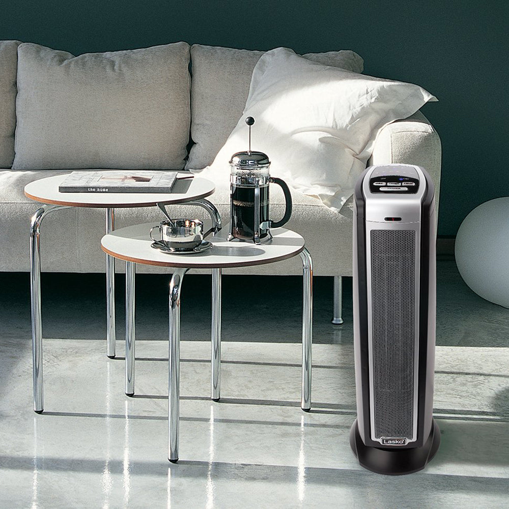 Lasko 5790 Portable Electric 1500W Room Oscillating Ceramic Tower Space Heater - VMInnovations