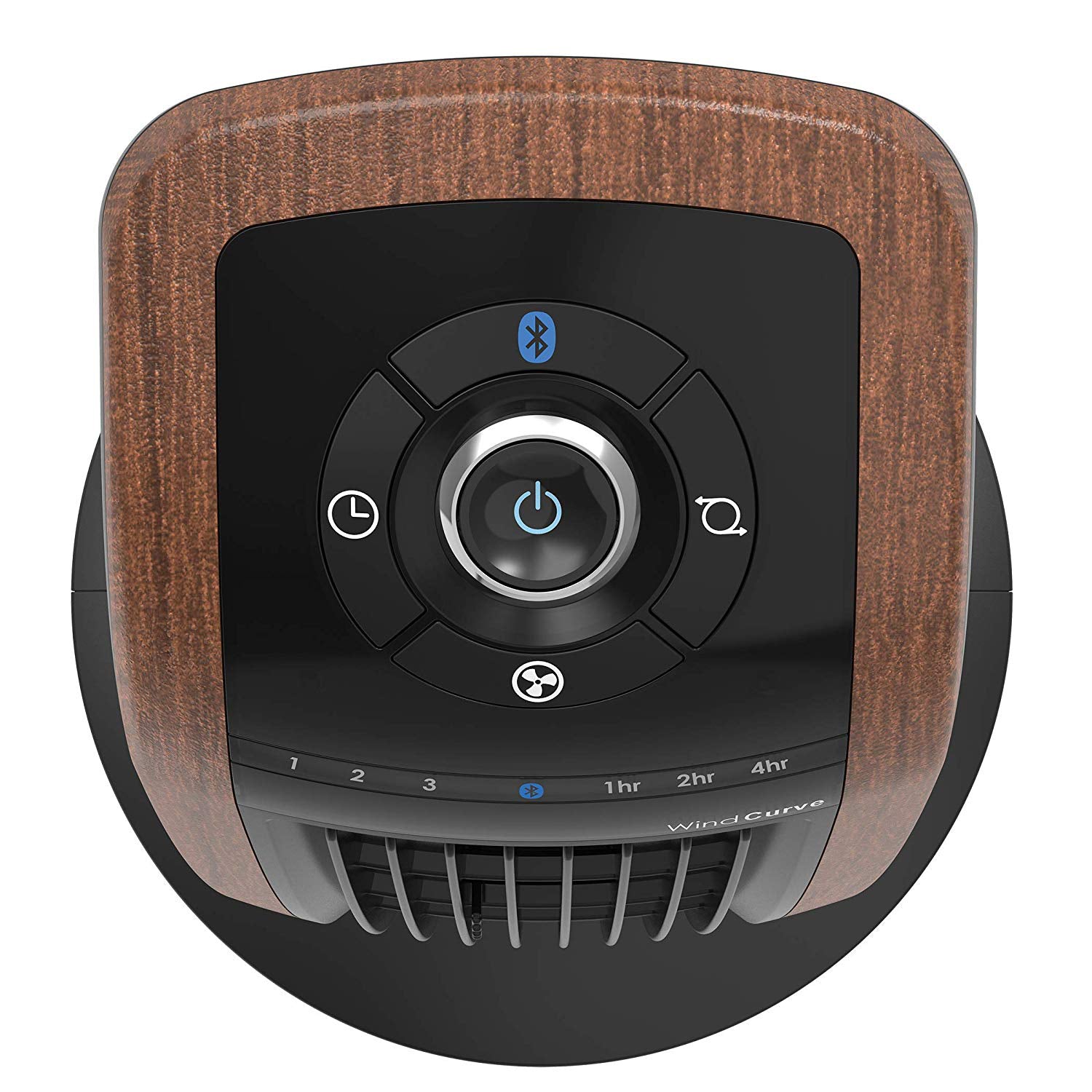 Lasko 42" Wind Curve Woodgrain Electric Slim Standing Tower Fan with Bluetooth - VMInnovations