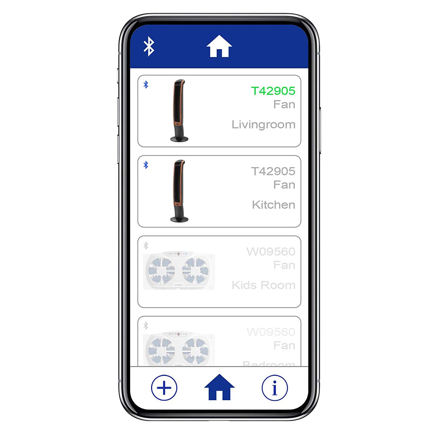 Lasko 42" Wind Curve Woodgrain Electric Slim Standing Tower Fan with Bluetooth - VMInnovations