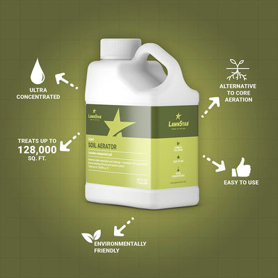 LawnStar Liquid Soil Conditioner for Drainage & Oxygenation, 1 Gallon (3 Pack)