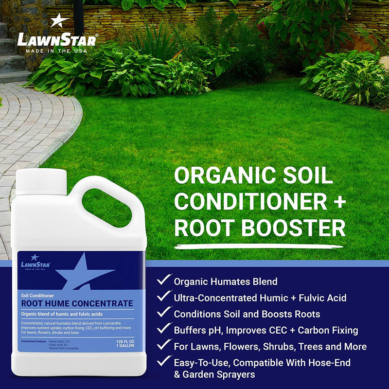 LawnStar Organic Lawn Soil Conditioner, 1 Gallon (2 Pack)