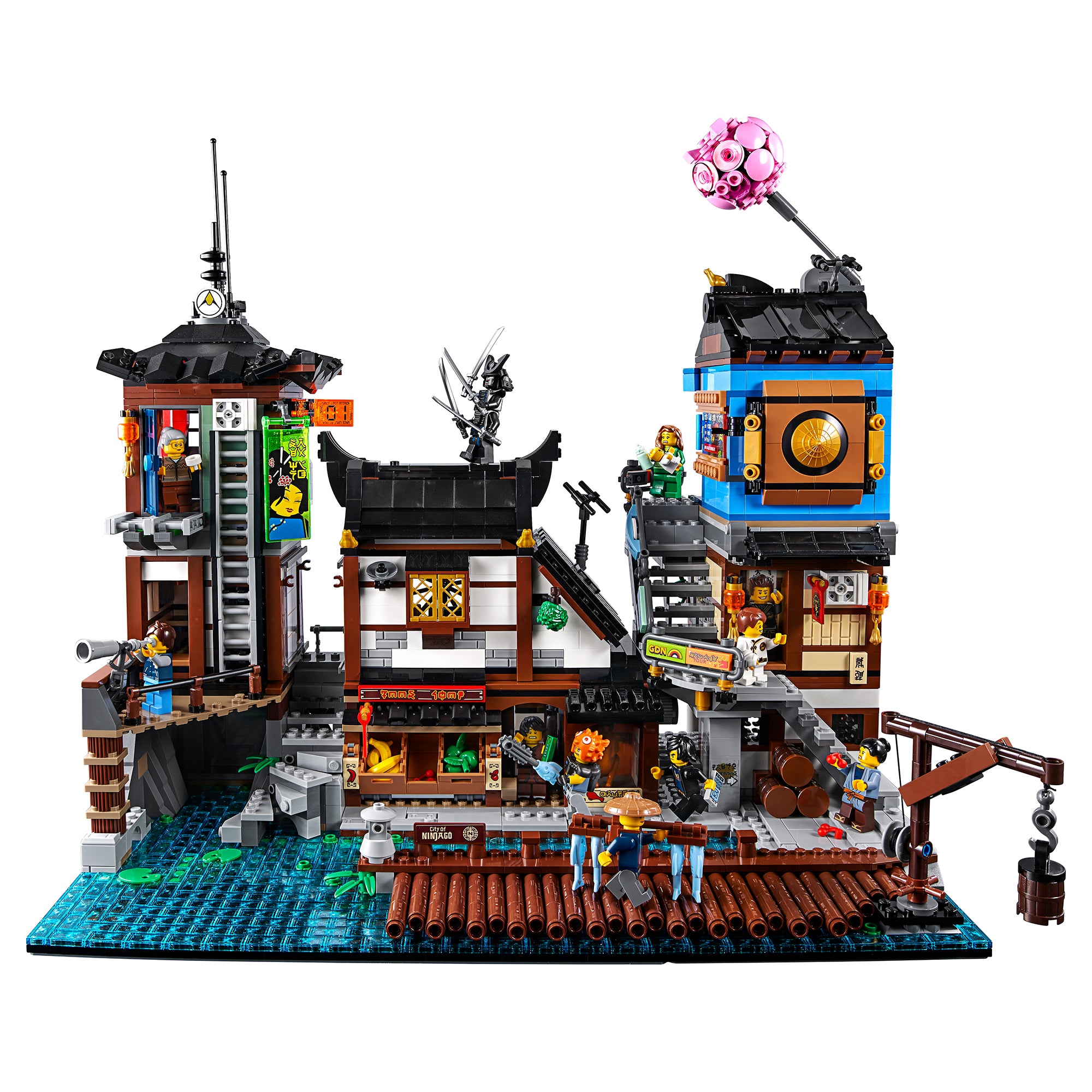 LEGO NINJAGO Movie City Docks 3553 Piece Building Set w/ 13 Minifigs (Open Box)