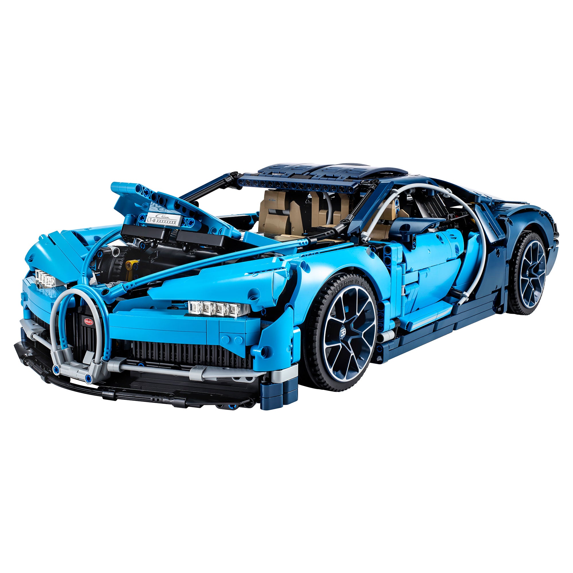 LEGO Technic Bugatti Chiron Race Car Scale Model Collectable Building Set, Blue