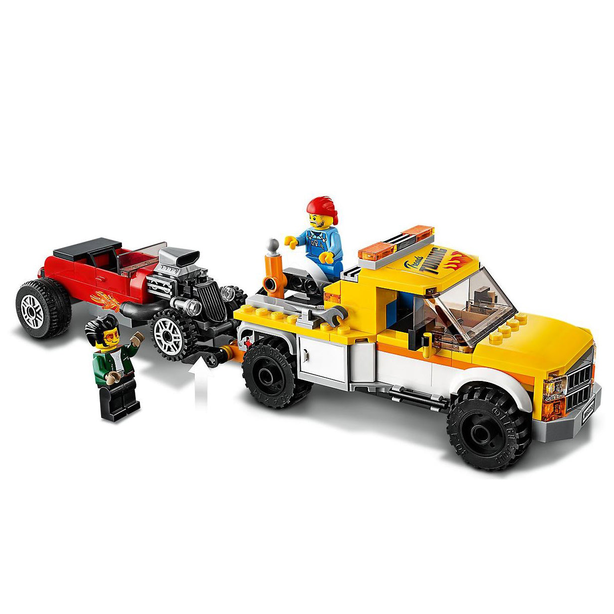 LEGO City 60258 Tuning Workshop Car Garage Block Building Set with 7 Minifigures