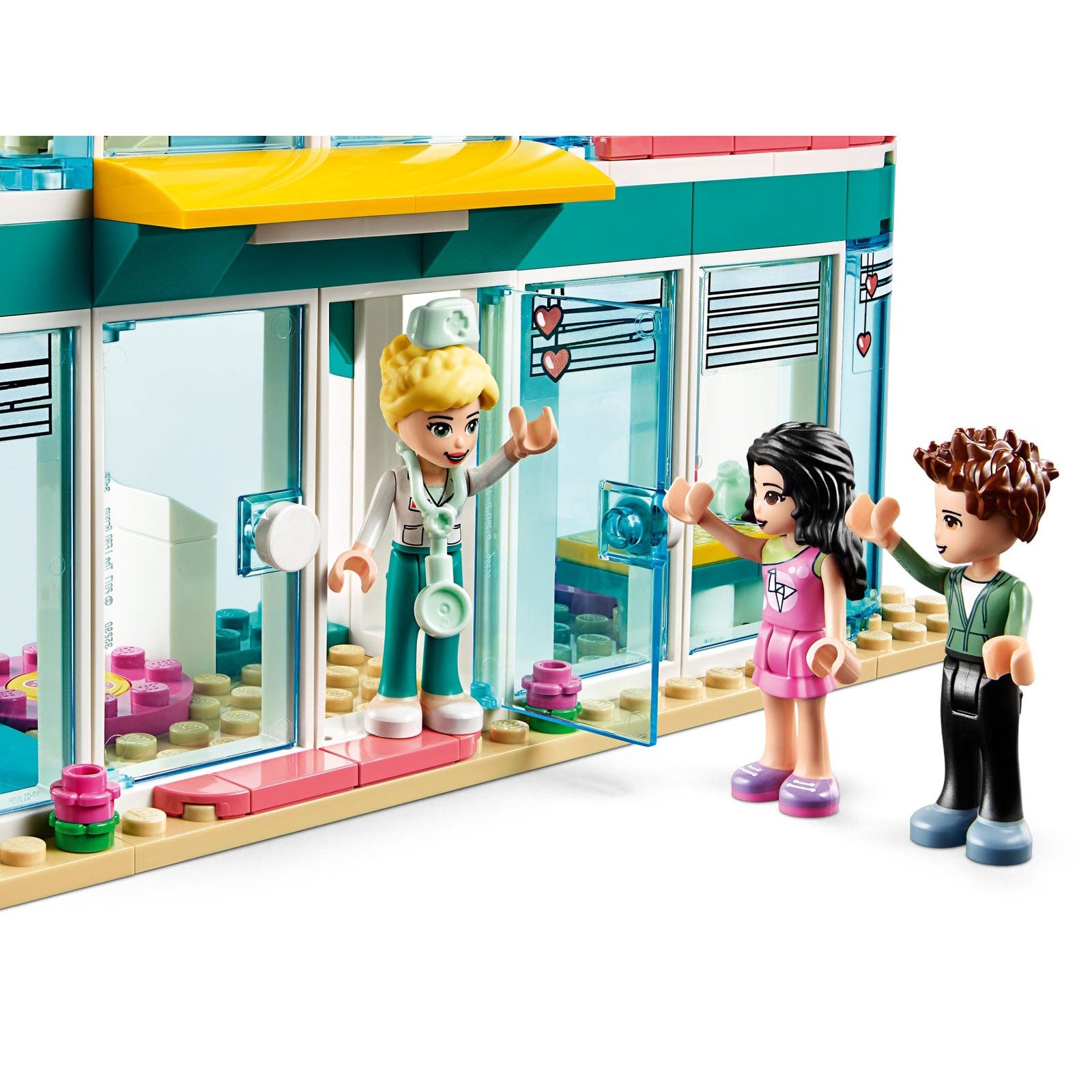 LEGO Friends 41394 Heartlake City Hospital Block Playset & 3 Figures (379 Piece)