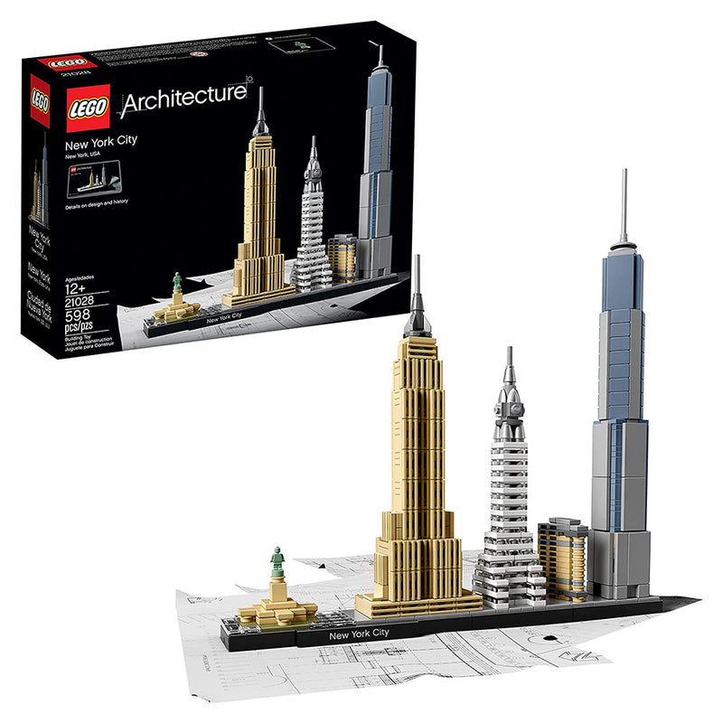 LEGO Architecture Skyline Collection New York City 598 Piece Block Building Set