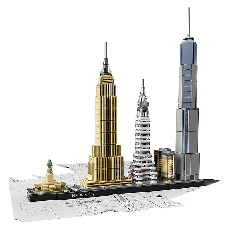 LEGO Architecture Skyline Collection New York City 598 Piece Block Building Set