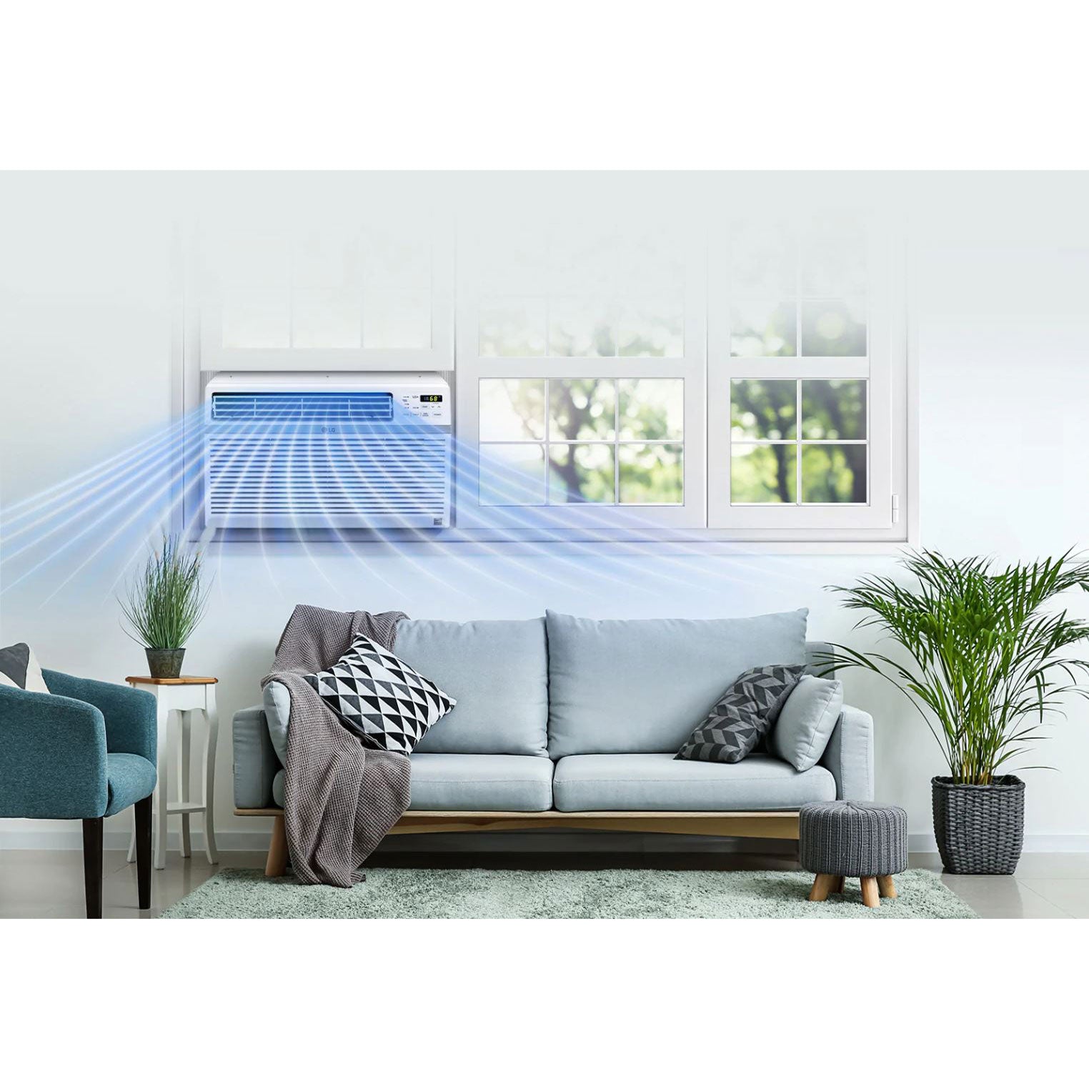 LG 12000 BTU 550 Sq Ft Window Air Conditioner (Certified Refurbished)(For Parts) - VMInnovations