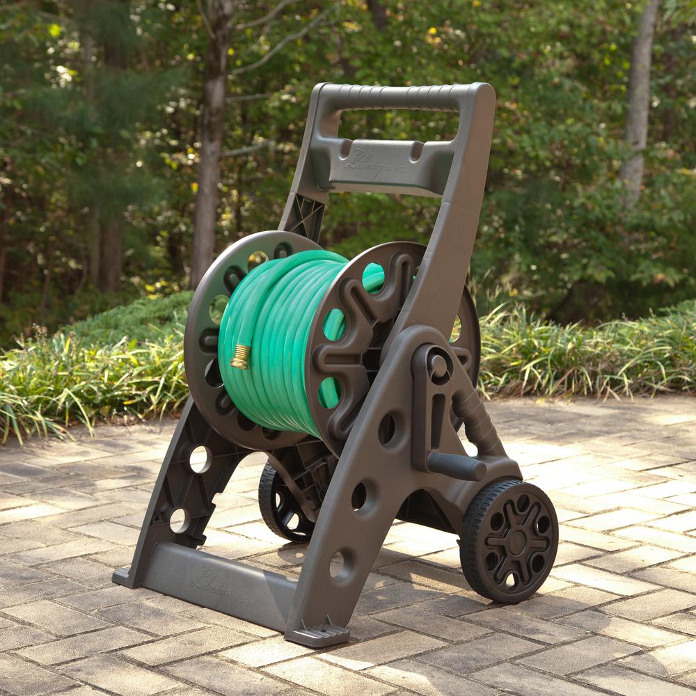 Liberty Garden 2 Wheel 225 Foot Resin Frame Water Hose Reel Cart (For Parts)