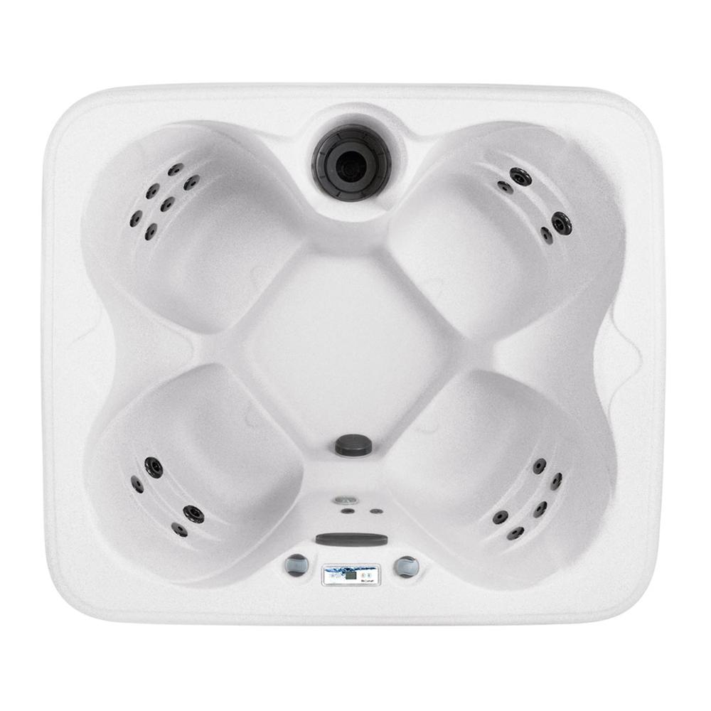 Lifesmart Spas 4 Person Jetted Plug & Play Hot Tub Spa (For Parts)