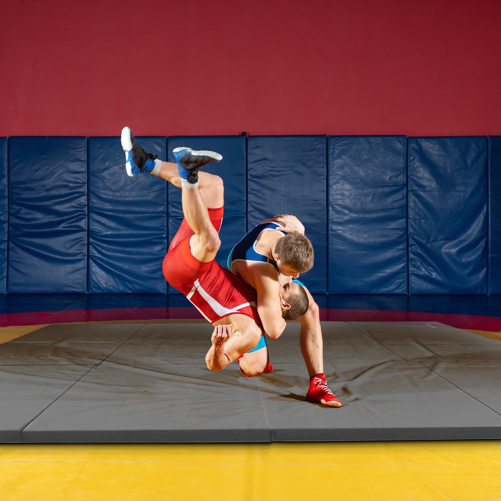 BalanceFrom 4' x 6' x 2" All Purpose Folding Fitness Gymnastics Mat (Open Box) - VMInnovations