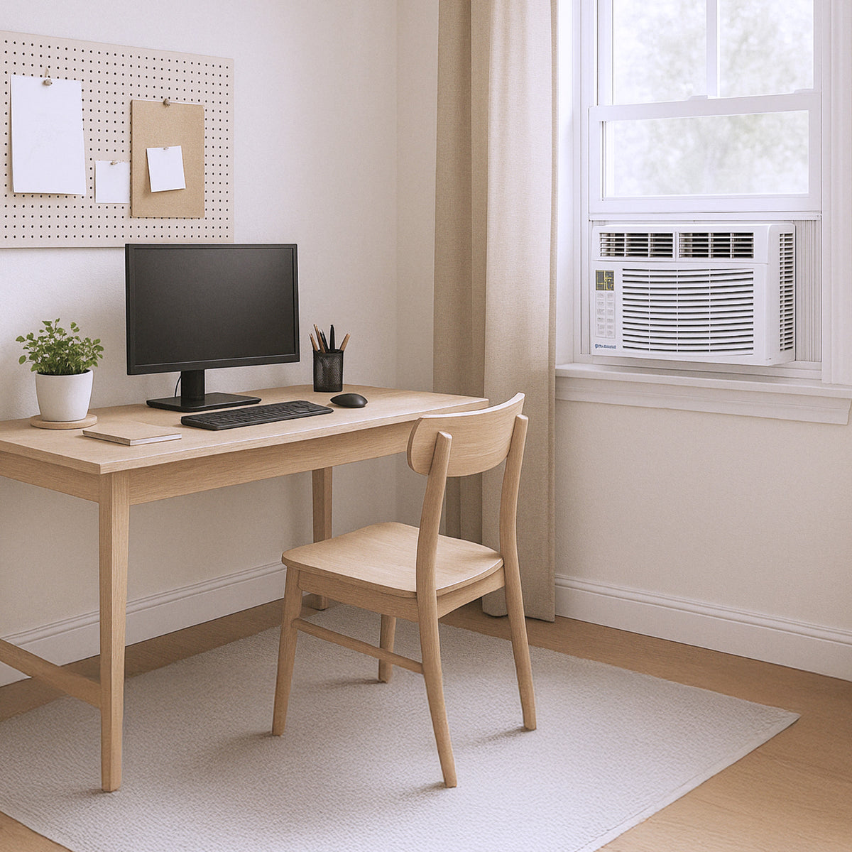 Cool-Living 6,000 BTU Window Room Air Conditioner w/ Installation Kit (Open Box) - VMInnovations