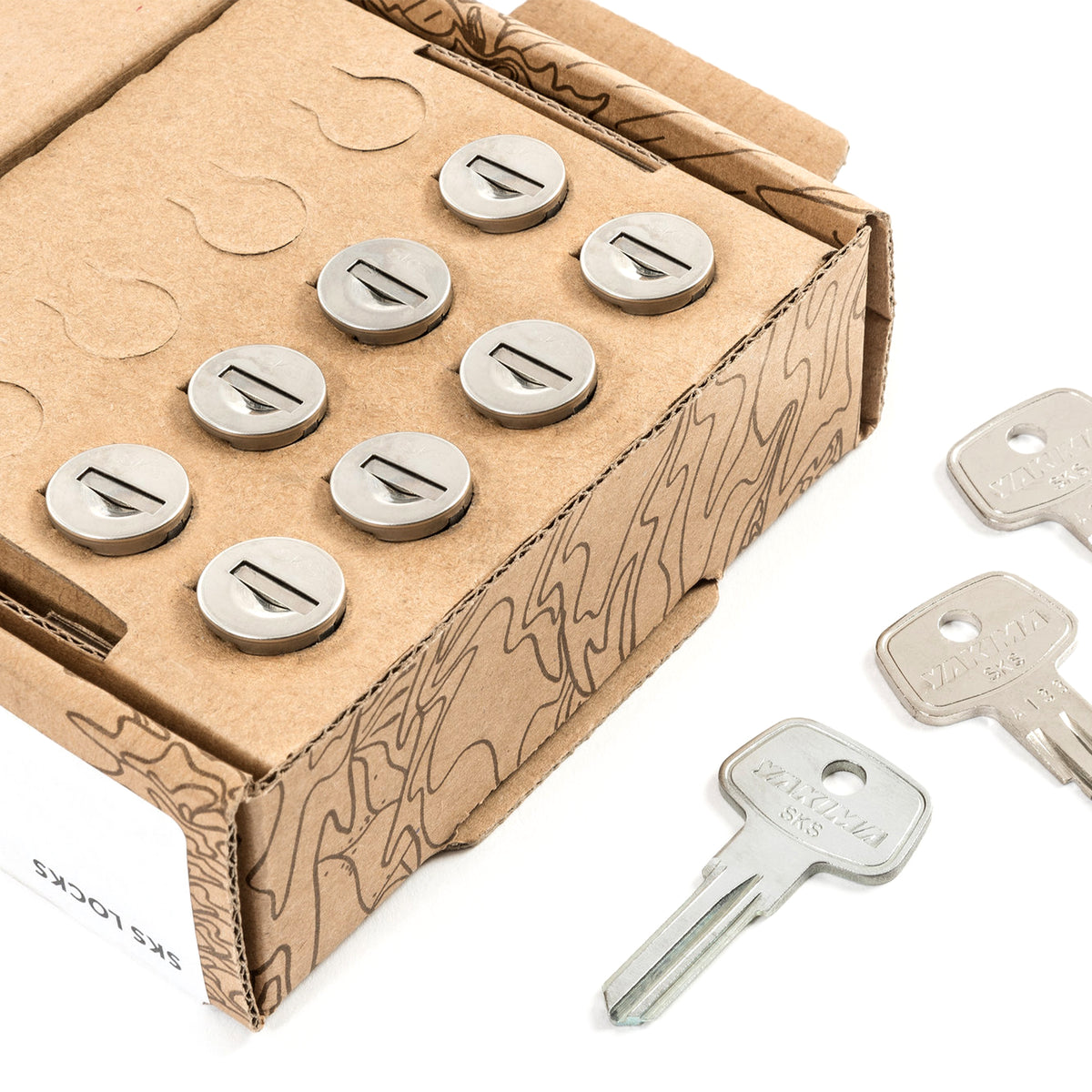 Yakima Car Rack System Component SKS Lock Cylinder Core Kit with Key (Open Box) - VMInnovations