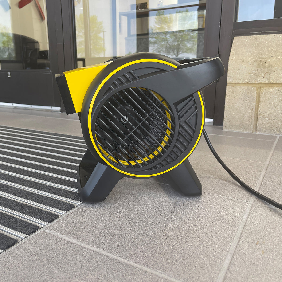 Stanley 3 Speed Pivoting Durable Utility Blower Fan with Outlet (Open Box) - VMInnovations