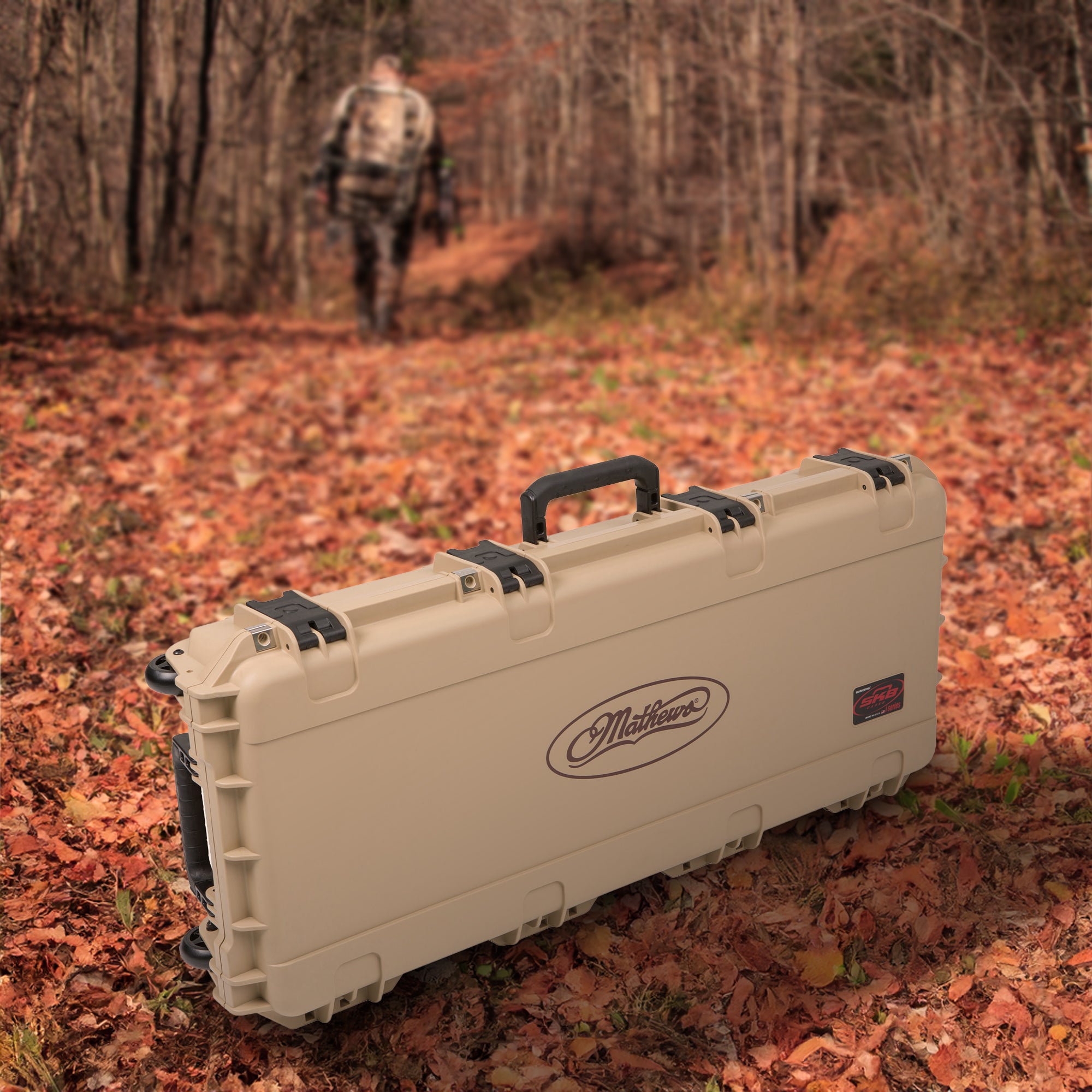 SKB Cases 34.5 Inch iSeries Mathews Small Parallel Limb Bow Case, Desert Tan - VMInnovations