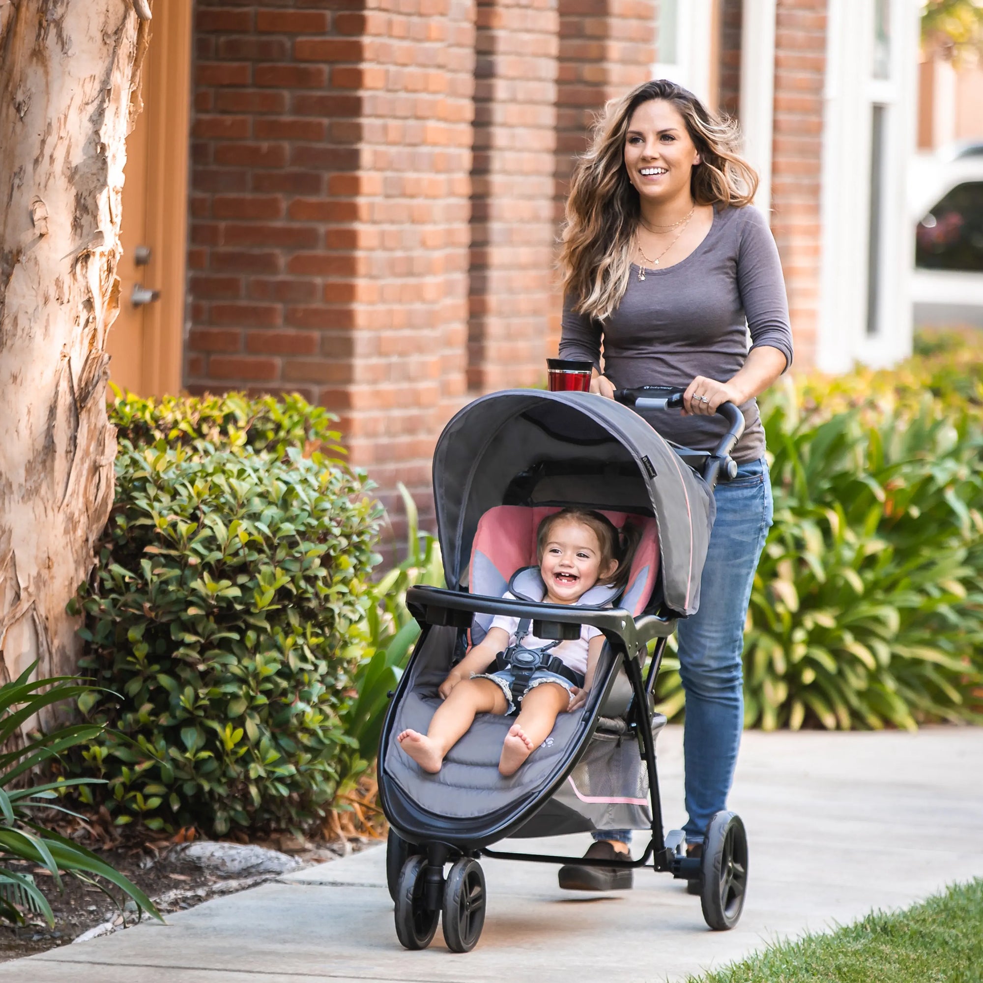 Baby Trend Stroller & EZ-Lift Infant Car Seat, EZ Ride Travel System, Dash Pink - VMInnovations
