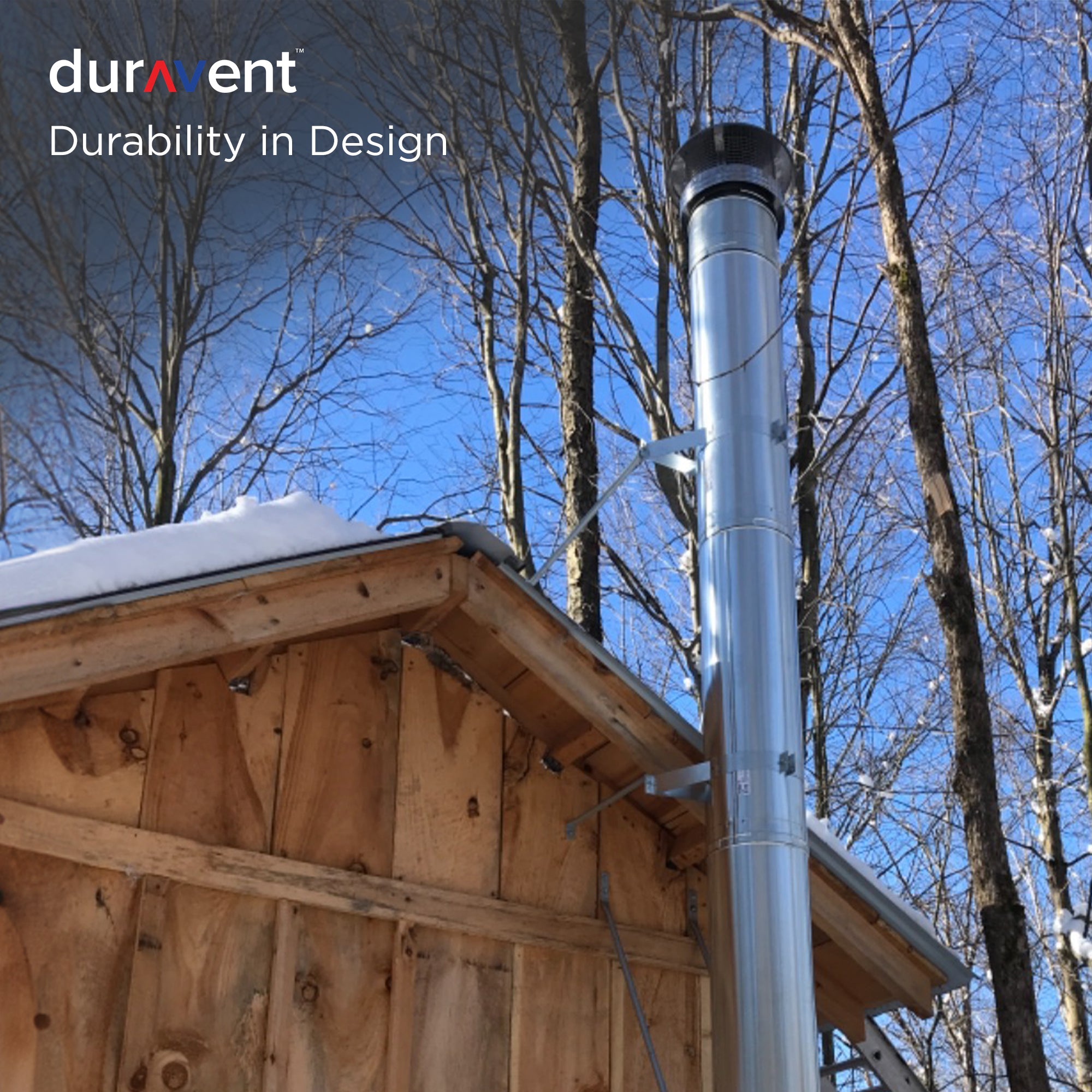 DuraVent 8DBK-48SS DuraBlack Stainless Steel Single Wall Stove Pipe (Used) - VMInnovations