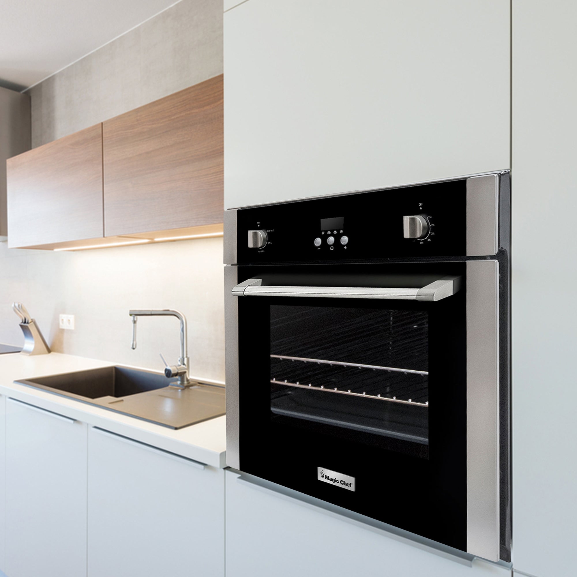 Magic Chef 2.2 Cubic Foot Built In Programmable Wall Convection Oven (For Parts) - VMInnovations
