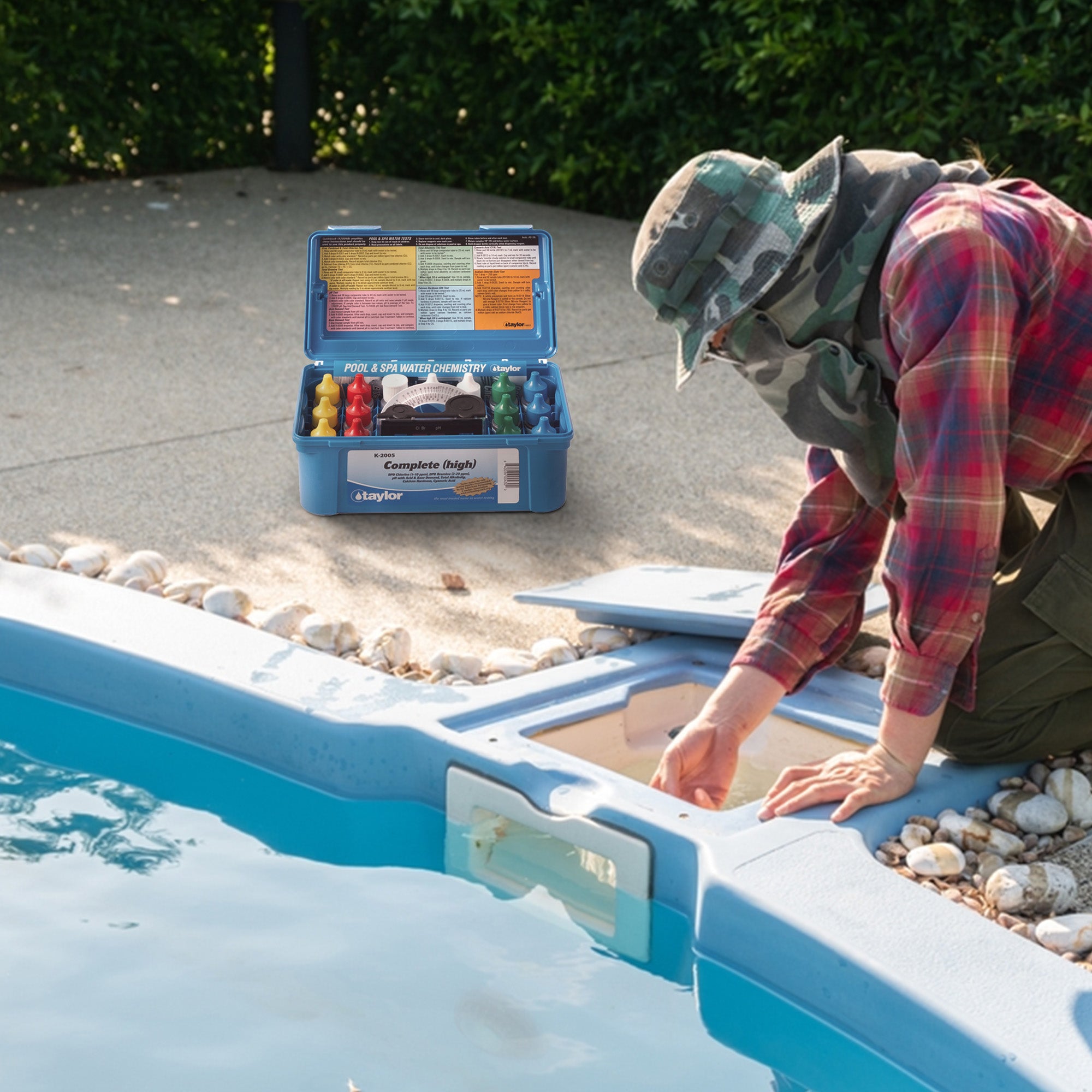 Taylor K-2006C 2000 Service Complete Pool FAS-DPD Chlorine Test Kit (Used) - VMInnovations