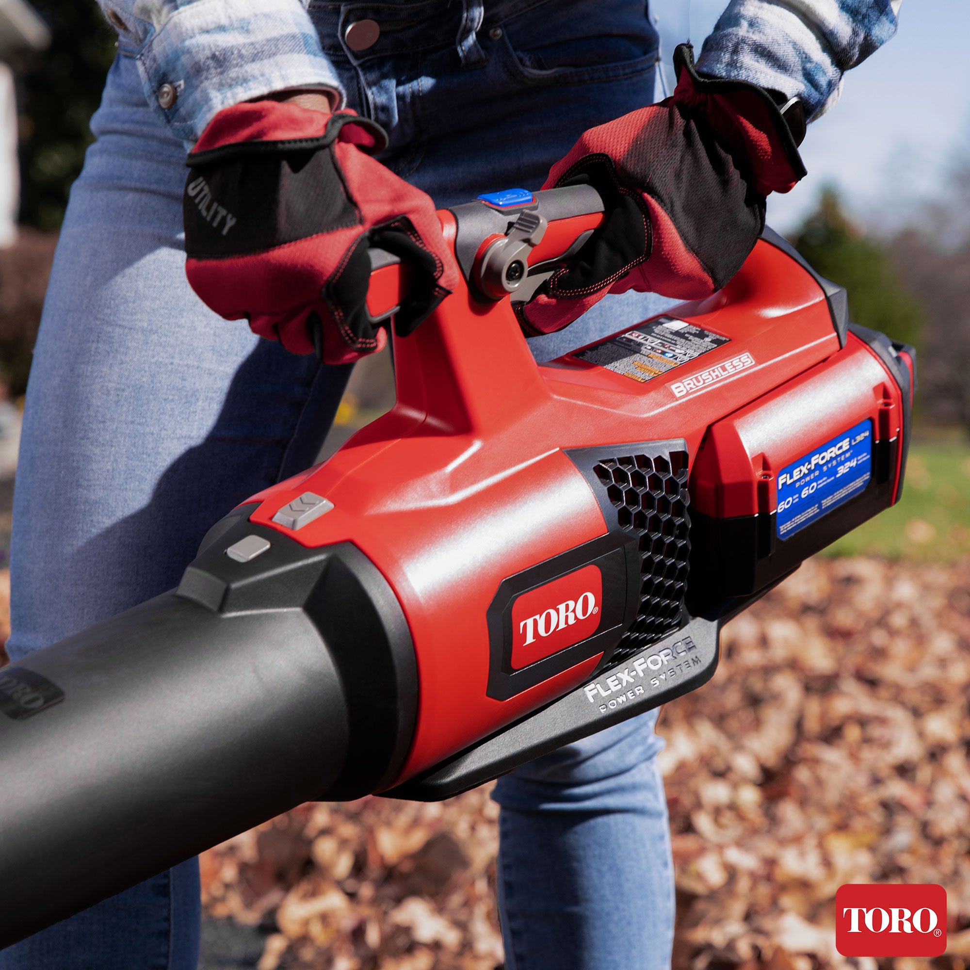 Toro 60 Volt Brushless Cordless Handheld Leaf Blower w/Battery & Charger(Used)
