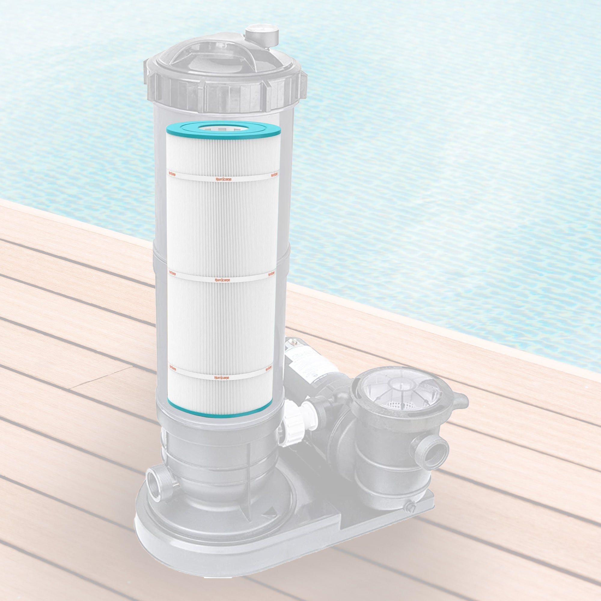 Hurricane Advanced Pool Filter Cartridge C-7477, PA75SV & FC-1260 (4pk) (Used) - VMInnovations