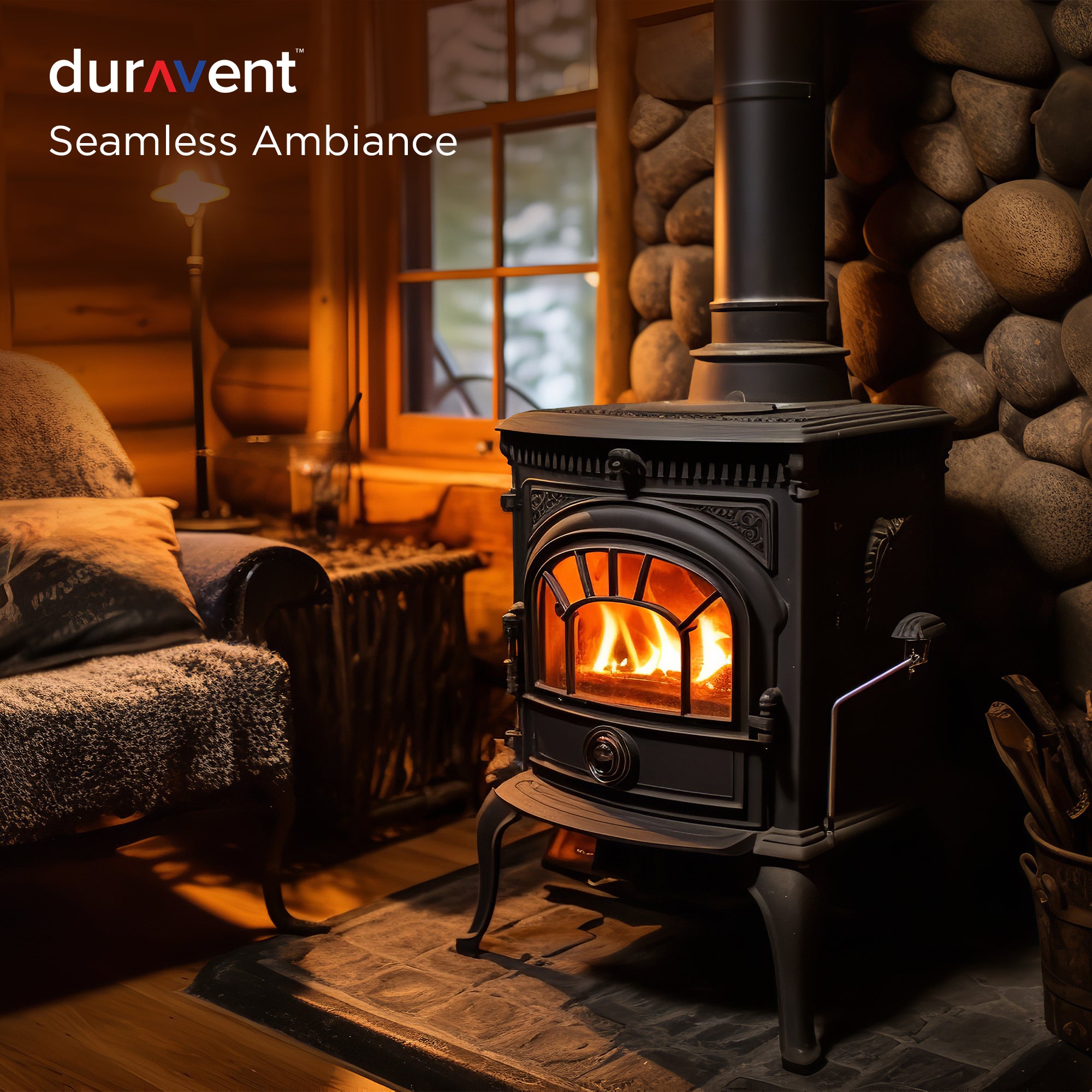 DuraVent 6DVL-46TA DVL Telescoping Chimney Stove Pipe, 29 to 46" x 6" Diameter (Refurbished)