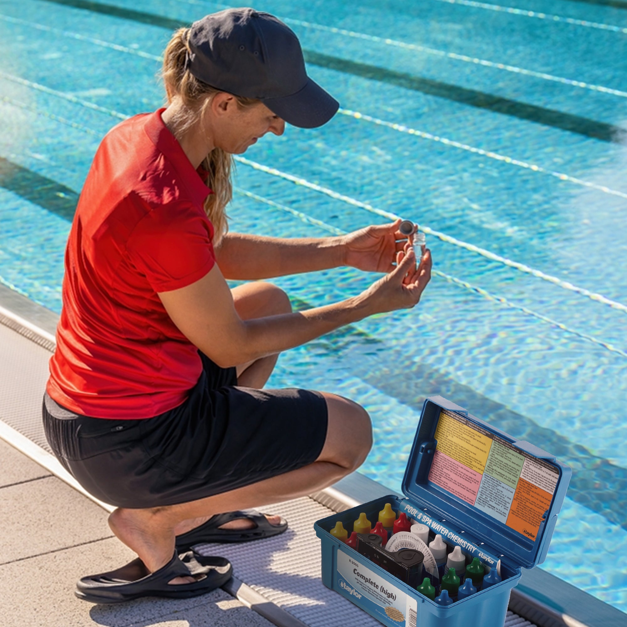 Taylor K2005 Swimming Pool Chlorine Bromine Alkalinity Hardness pH DP Test Kit - VMInnovations