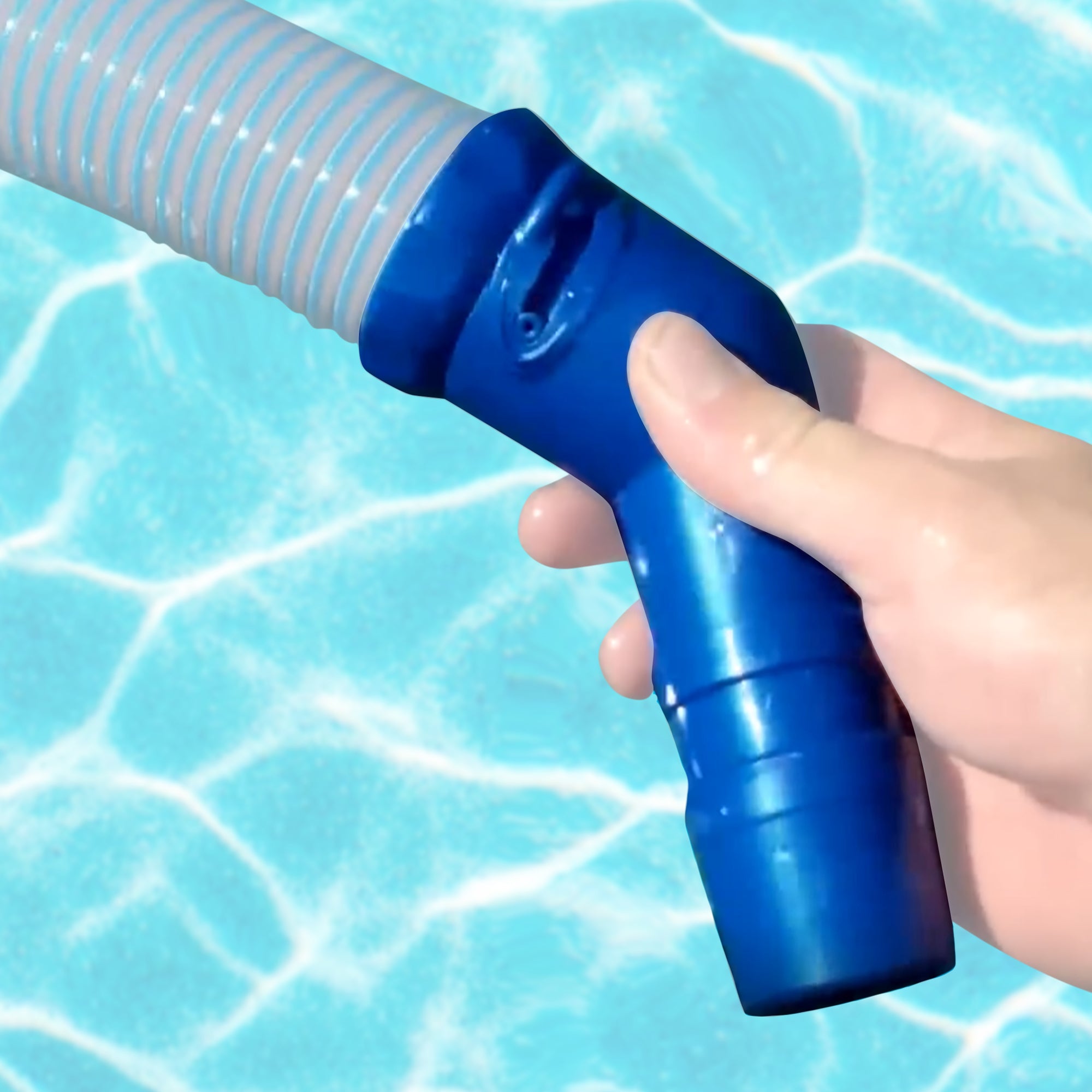 Zodiac Pool Systems Twist Lock 45 Degree Elbow Extension for Swimming Pool, Blue - VMInnovations