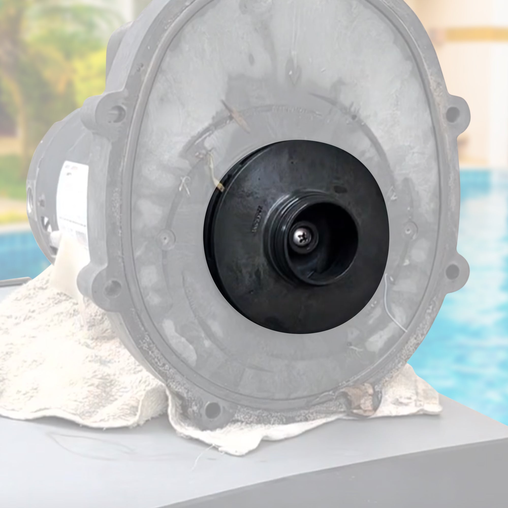 Zodiac Jandy 2HP Impeller with Screw & Backup Plate O-Ring for FloPro(Open Box) - VMInnovations