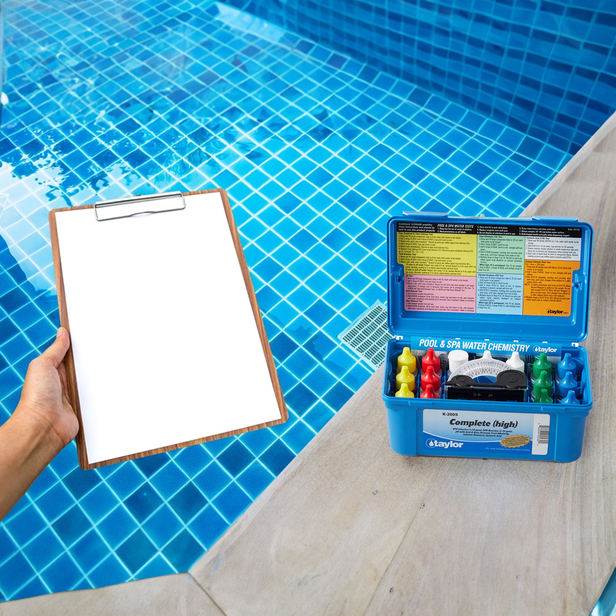 Taylor K-2006C 2000 Service Complete Pool FAS-DPD Chlorine Test Kit (Used) - VMInnovations