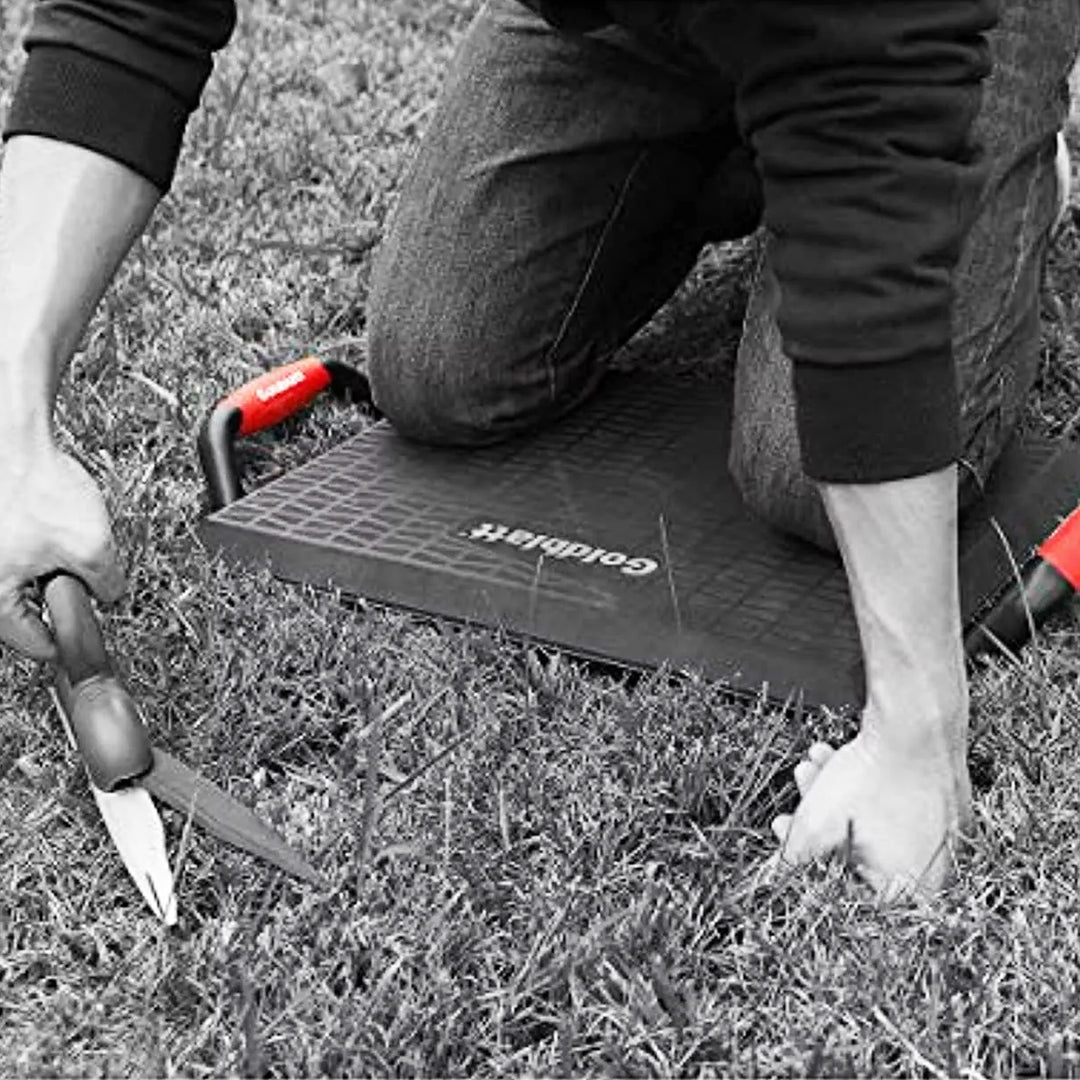 Goldblatt 18.75 x 13.38 Inch Polypropylene Concrete Tiling Kneeler Board, Black - VMInnovations