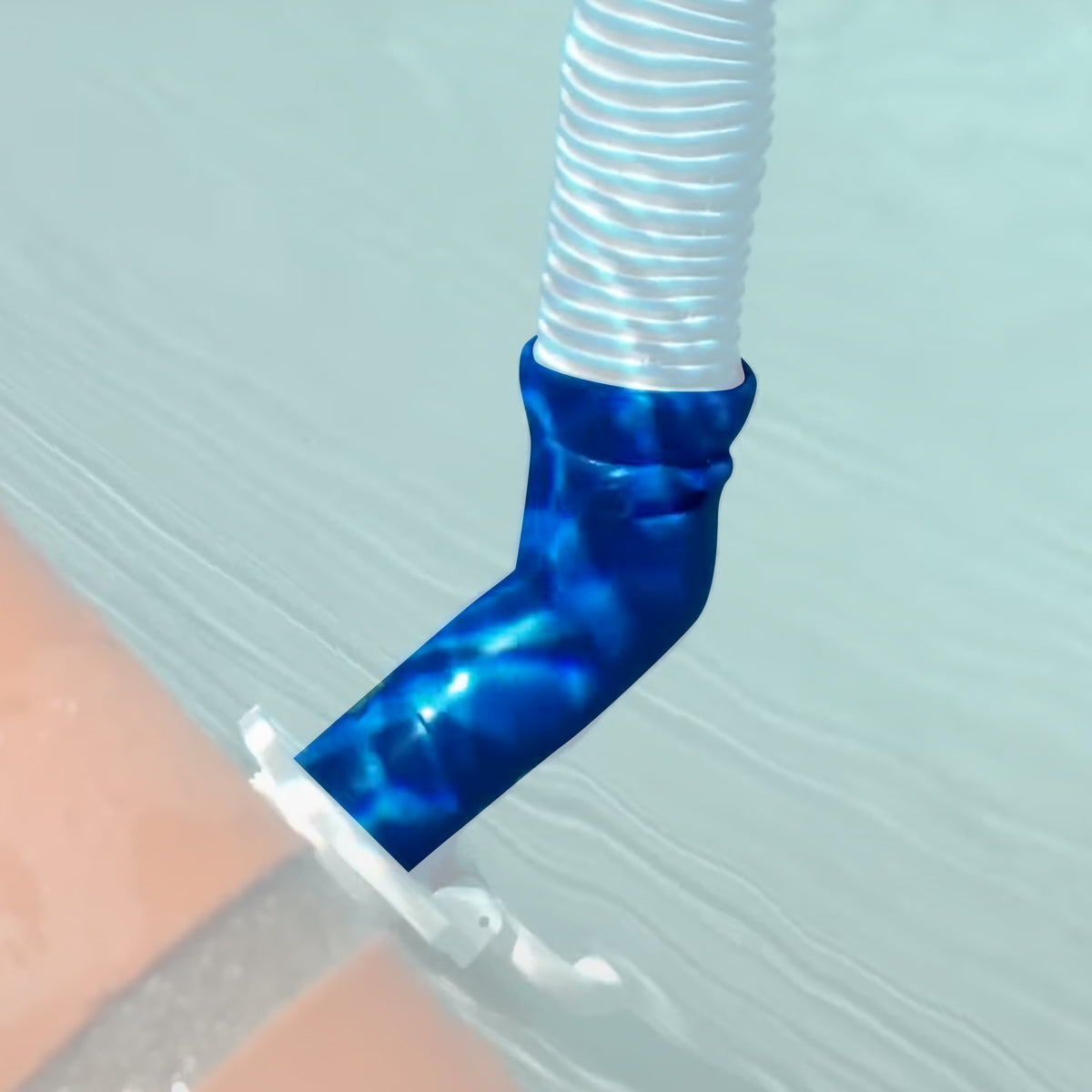 Zodiac Pool Systems Twist Lock 45 Degree Elbow Extension for Swimming Pool, Blue - VMInnovations