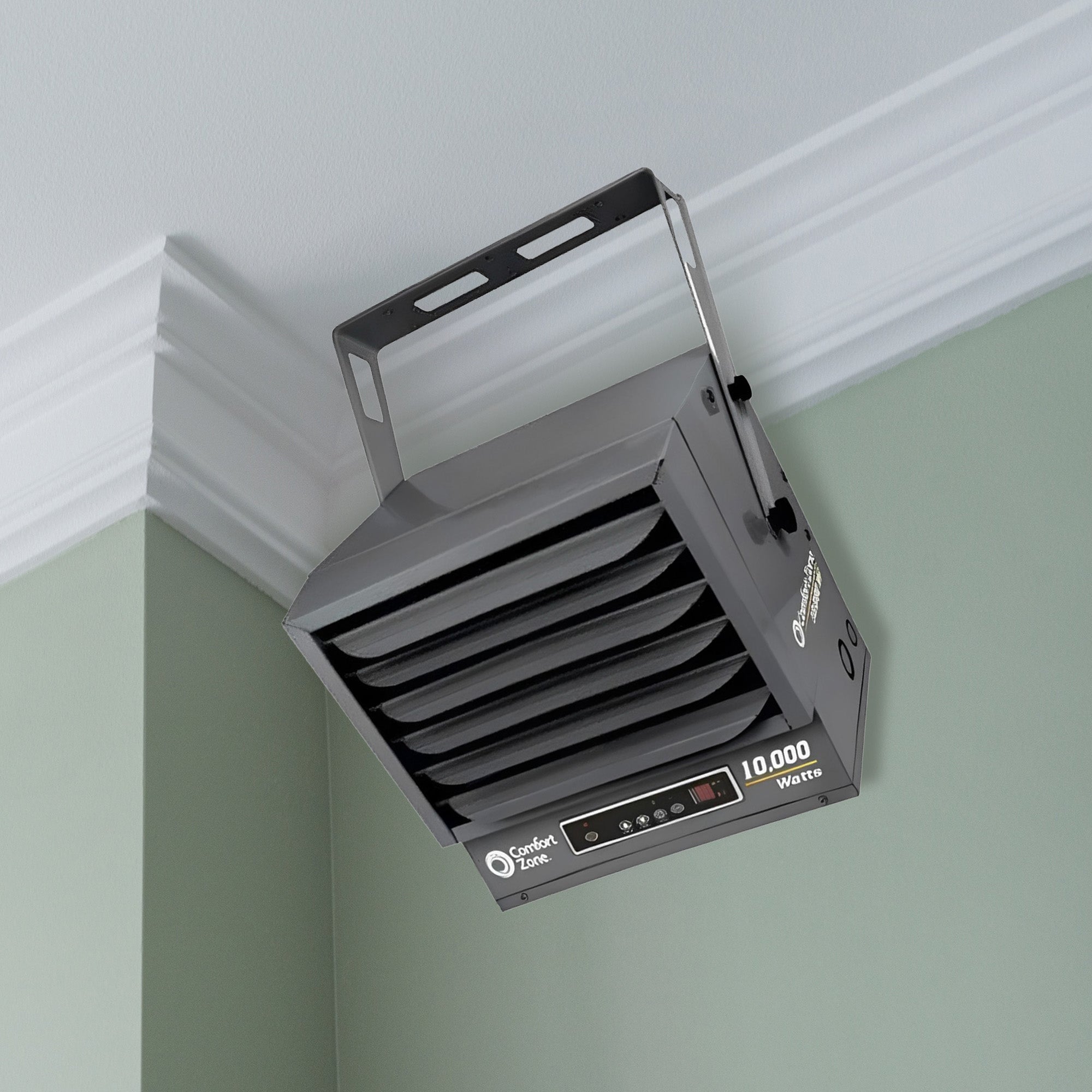 Comfort Zone 10,000W Fan Forced Ceiling Mount Industrial Heater, (Used) - VMInnovations