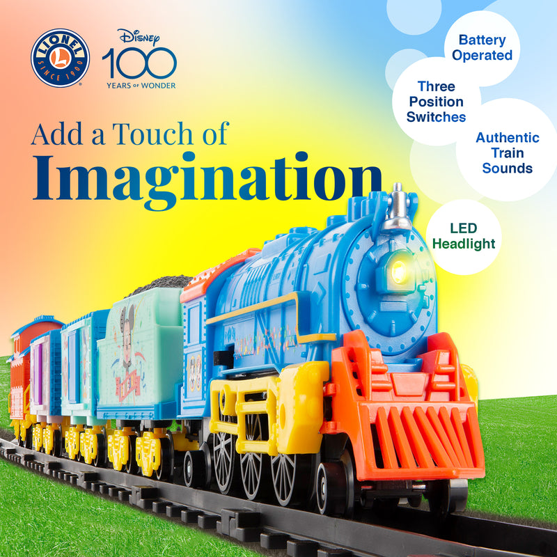 Lionel Trains Disney 100 Yrs of Wonder Battery Operated Ready-To-Play (Open Box)