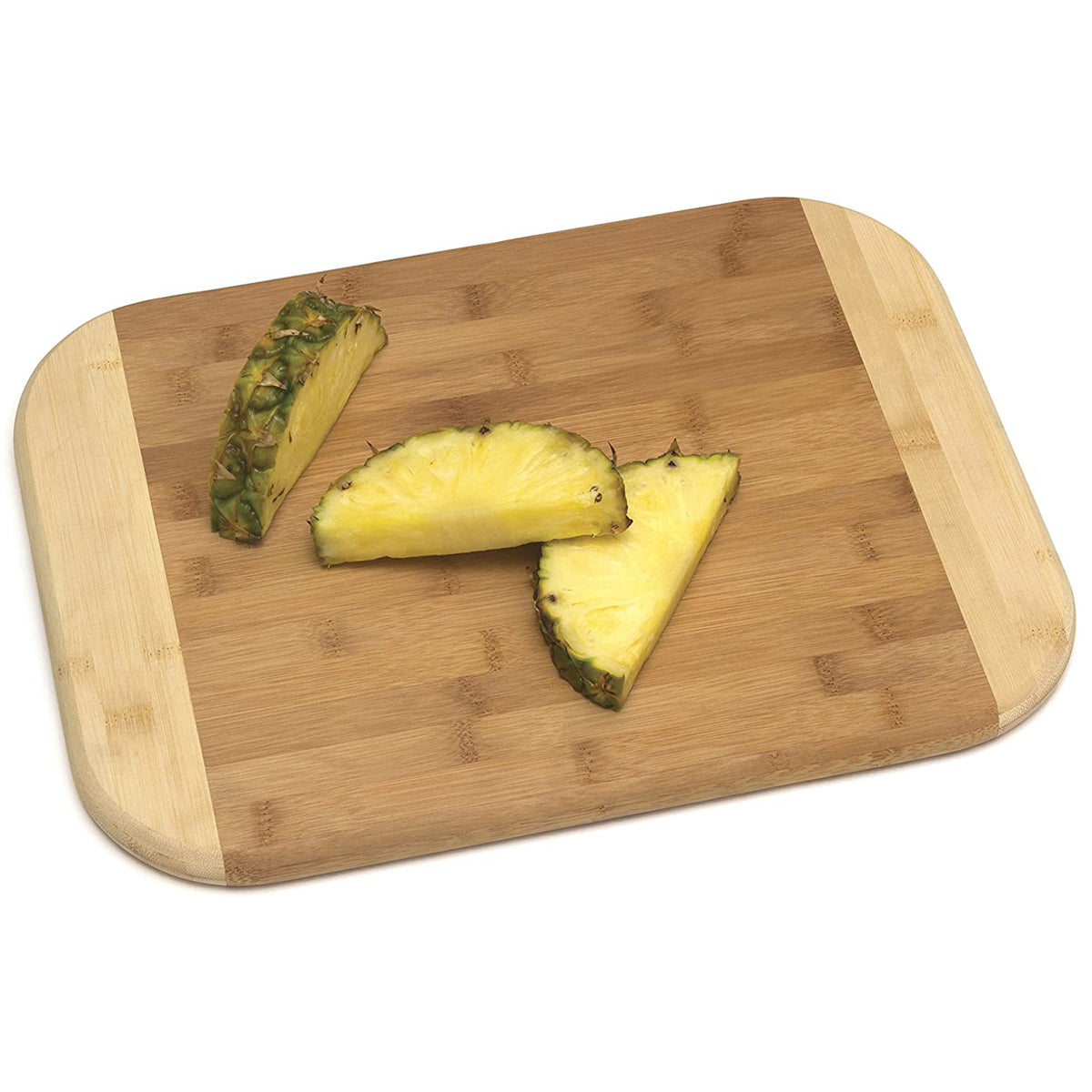 Lipper International Large Versatile Home 2 Toned Kitchen Carving Board, Bamboo