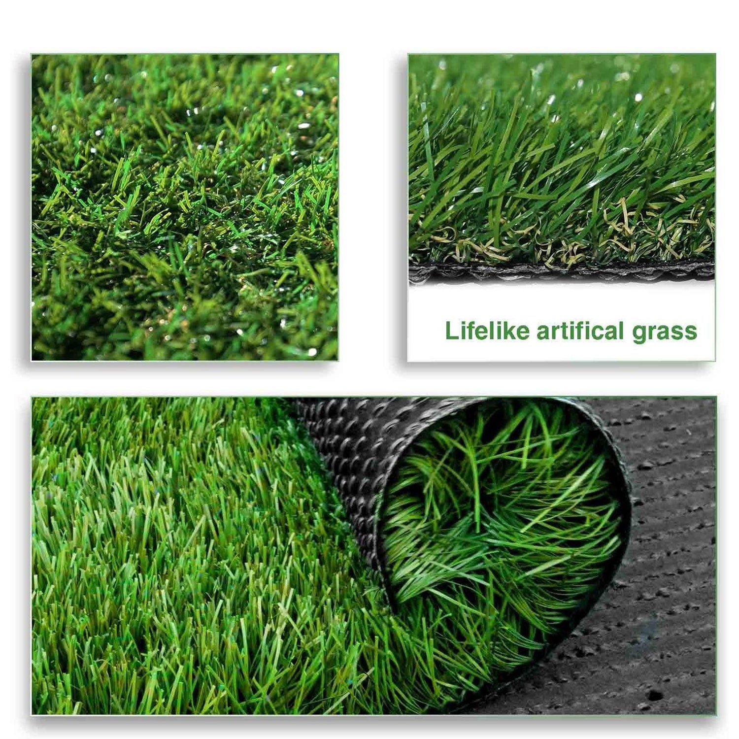 LITA 7 X 13 Feet Realistic UV Resistant Artificial Grass Turf Mat (Open Box)