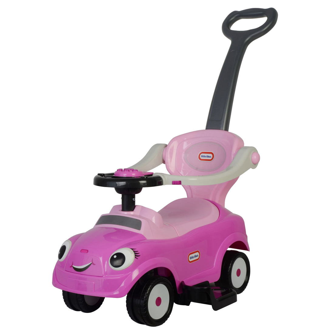 Best Ride On Cars Baby 3 in 1 Little Tikes Push Car Stroller Ride On Toy, Pink - VMInnovations