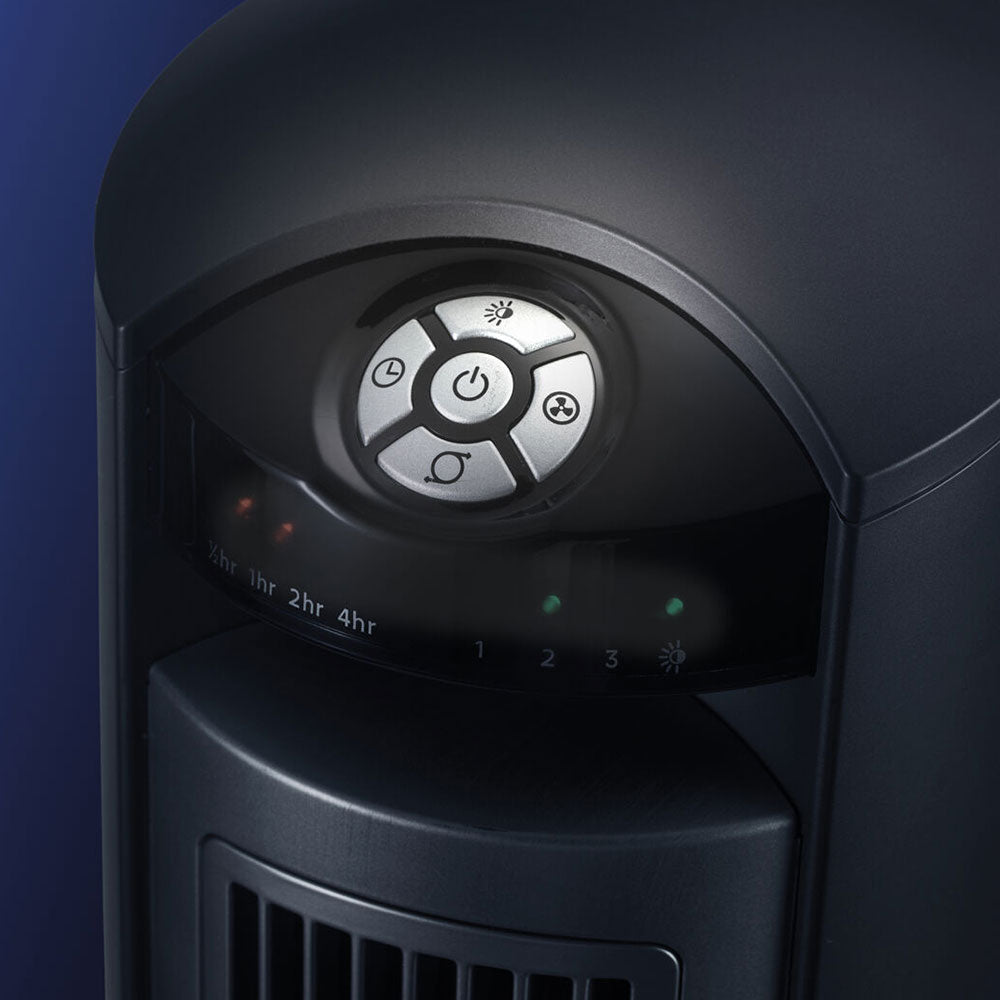 Lasko Wind Curve Nighttime Setting Tower Fan with Remote Control, Silver (Used)