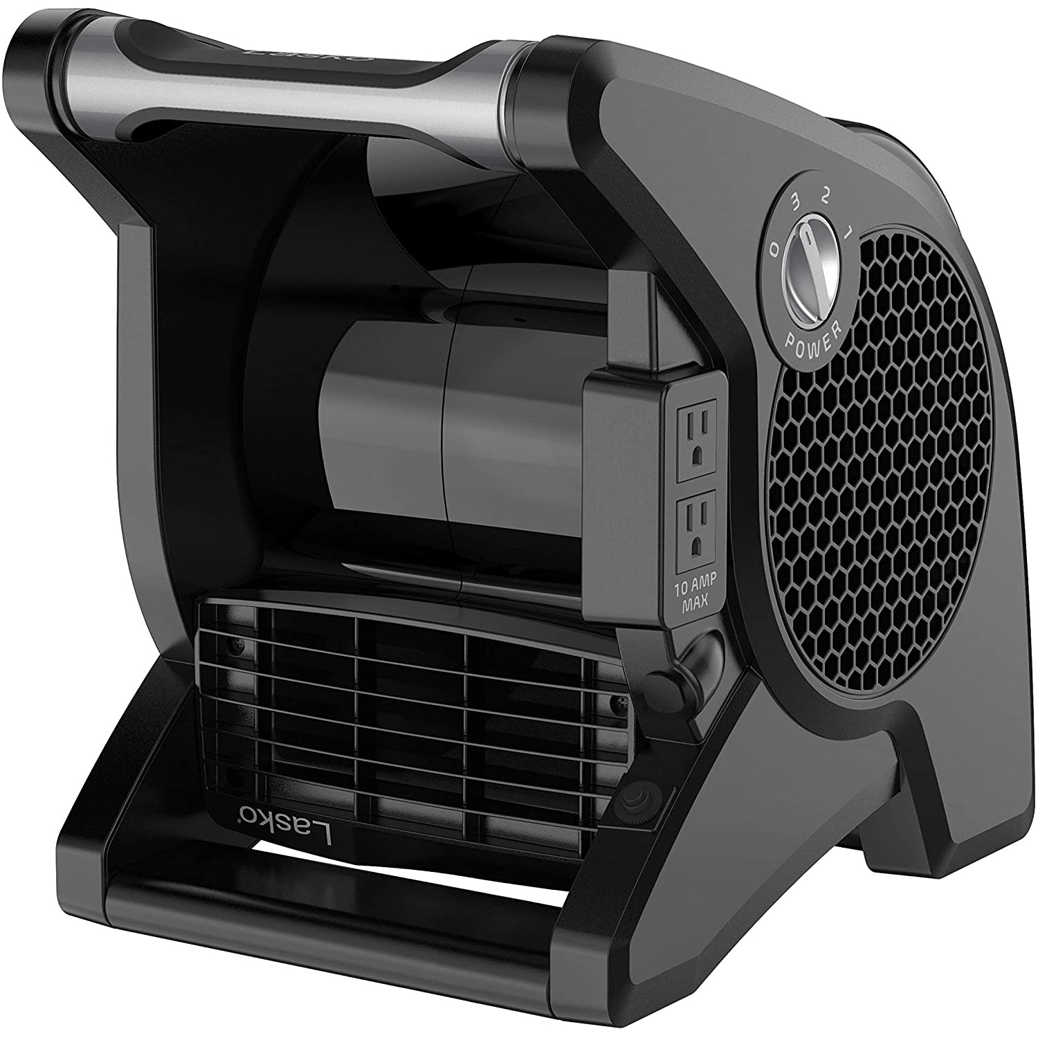 Lasko U15617 Pro Performance 3 Speed Pivoting Home Utility Floor Drying Fan - VMInnovations