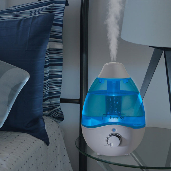 Lasko LKO-UH200 Ultrasonic 360 Degree Adjustable Nozzle Cool Mist Humidifier - VMInnovations