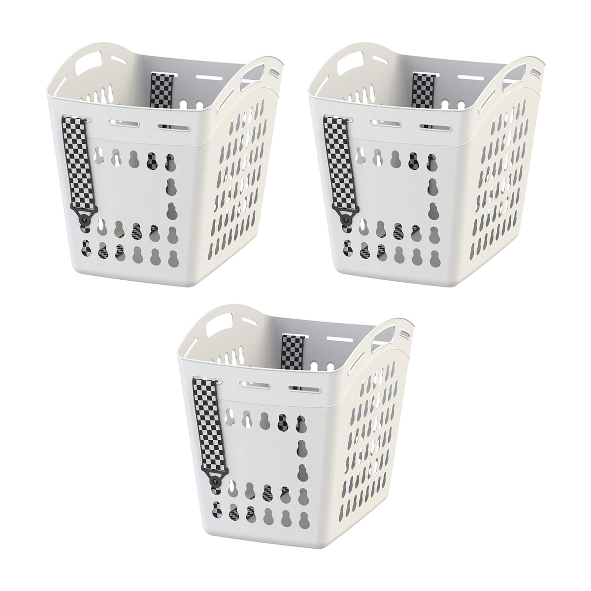 United Solutions Laundry Basket & Hands Free Shoulder Strap (3 Pack) (Used)