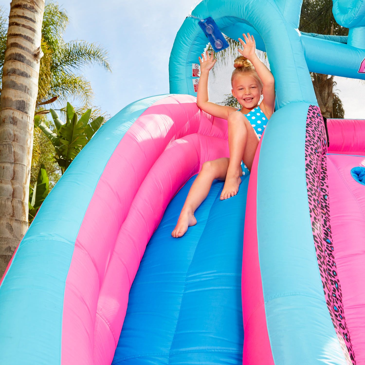 Little Tikes 650451C LOL Surprise Inflatable River Race Water Slide with Blower