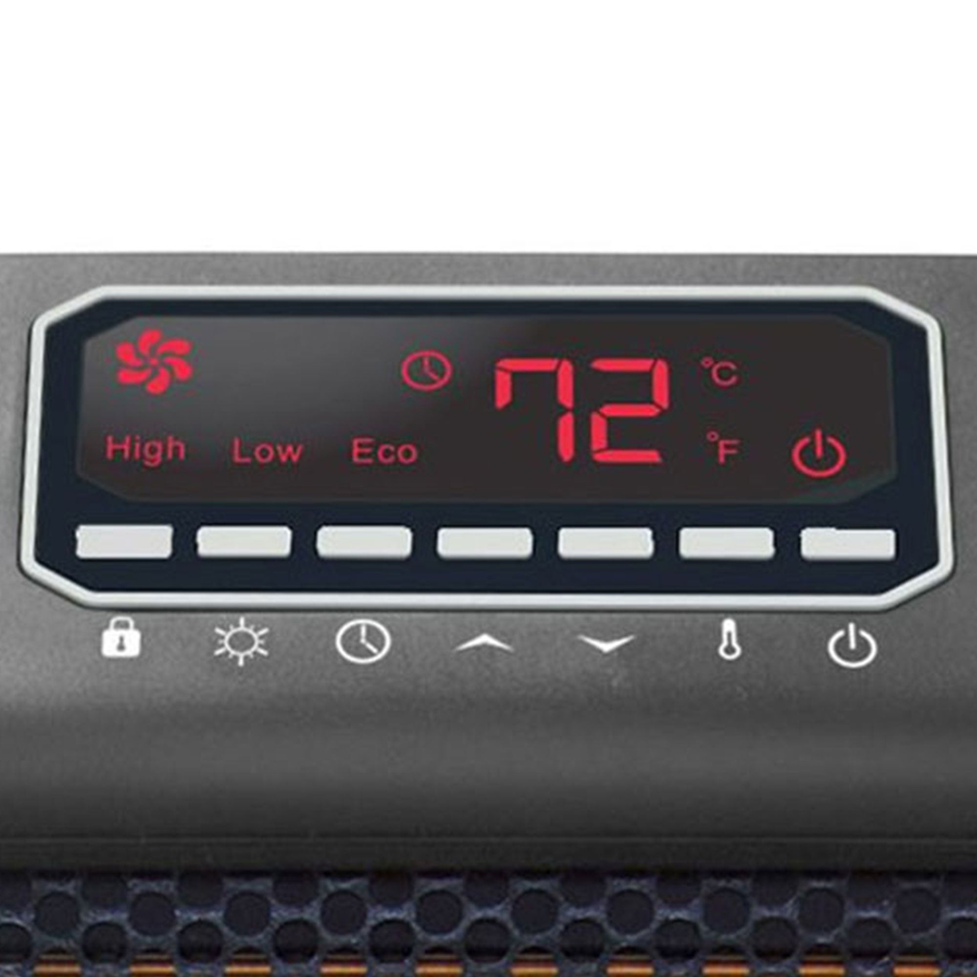 LifeSmart 1,500 Watt 6 Element Infrared Large Space Heater w/ Remote (For Parts)