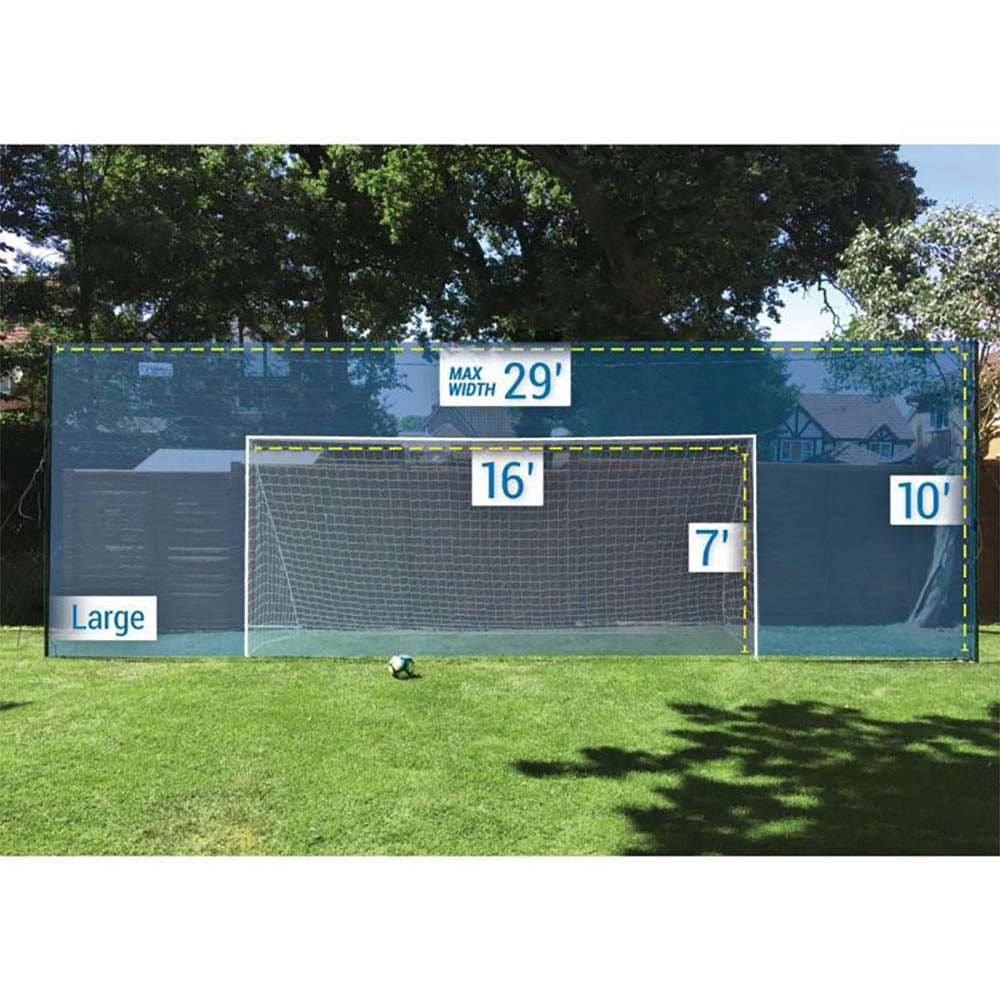 Open Goaaal JX-OGFL2 Soccer Practice Net Rebounder with Goal, Large (2 Pack)